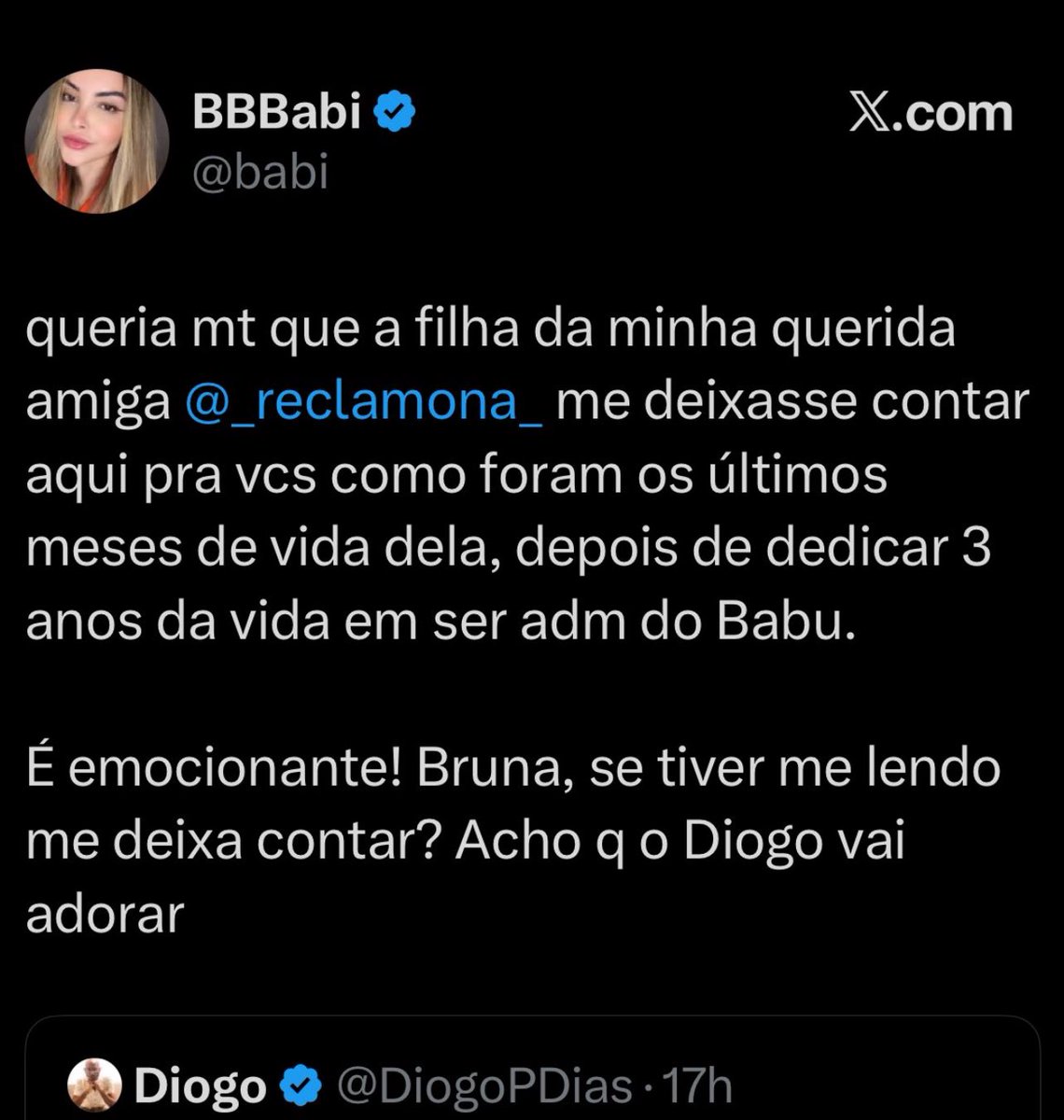 Engraçado como até ontem endeusavam o participante. Bastou ir contra a favorita, e agora “lembraram” que ele não foi legal com alguém que já faleceu. Isso não é indignação, é oportunismo. Usar o nome de quem não está mais aqui por conveniência é nojento. #BBB26