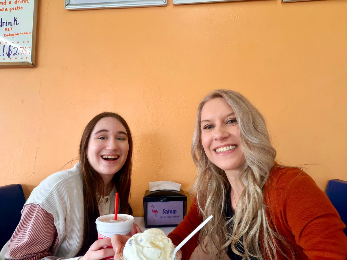 LuvToDance80's tweet photo. We decided that since it's Maddie's last week as a "kid", we're gonna try to do as many kid like things as possible to celebrate. Today, it's going out for ice cream. https://t.co/OW1dKeNO2L