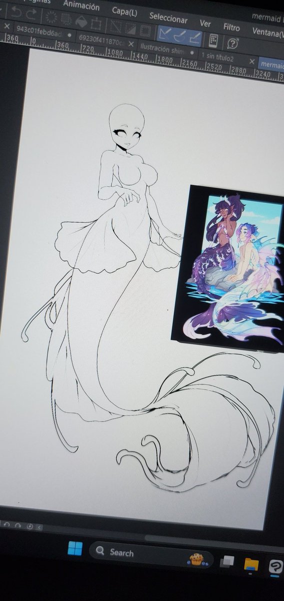 I'm making (again) the mermaid base for this year mermaid trend ️ ️ I ...
