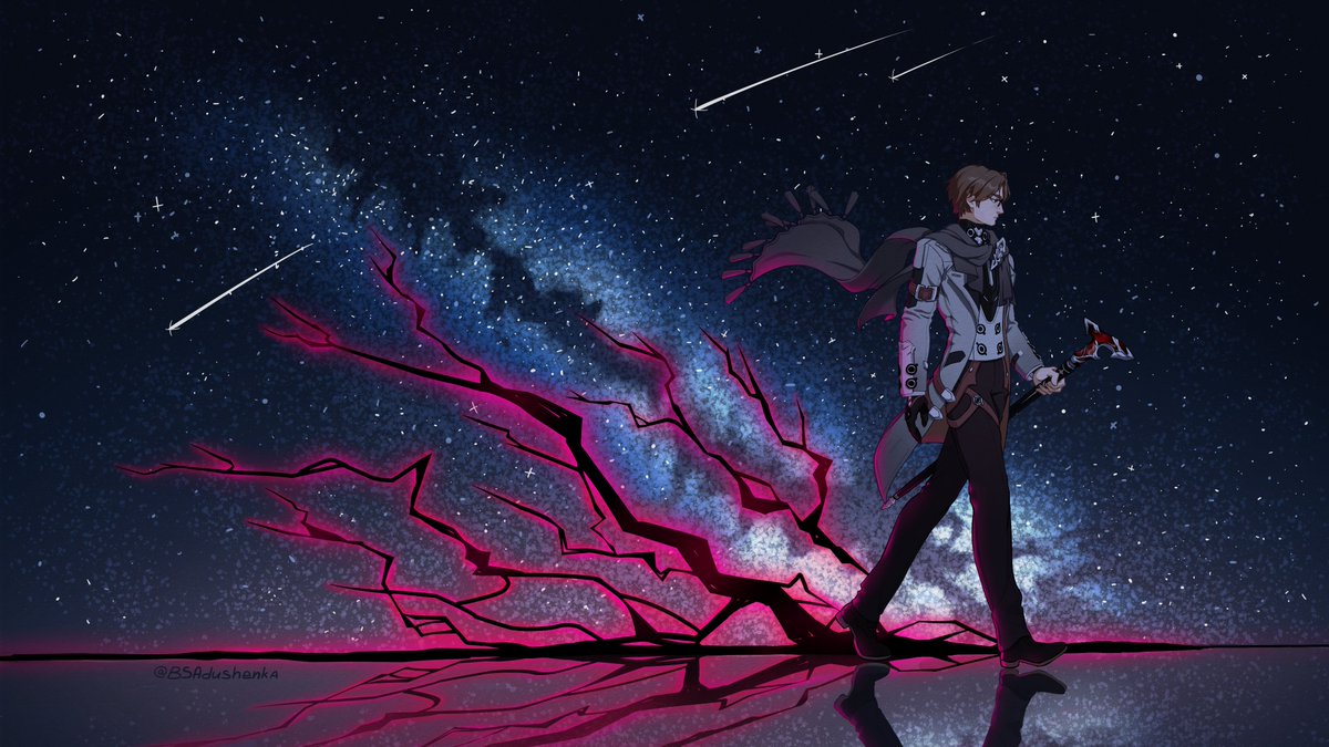 Меня долгое время не было потому что мне делали операцию и я валялась в больнице. Сорян что без вкусностей оставила. Вот вам в качестве извинений. 
Пару дней назад мне сняли швы и я наконец смогла нормально сидеть, поэтому сразу схватила планшет
#weltyang #hsr