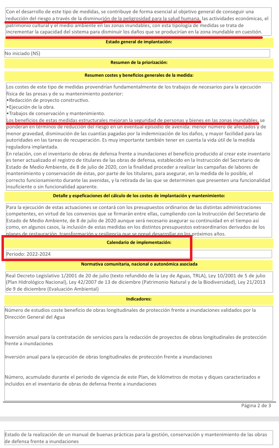 #EXCLUSIVA🎯: localizado el INFORME del 2022 de la Confederación Hidrográfica del JÚCAR que certifica la URGENCIA de la realización de OBRAS con PRIORIDAD ALTA en la CUENCA del BARRANCO del POYO con el objeto de salvar a la población civil de las INUNDACIONES 👇

Vean enlace en