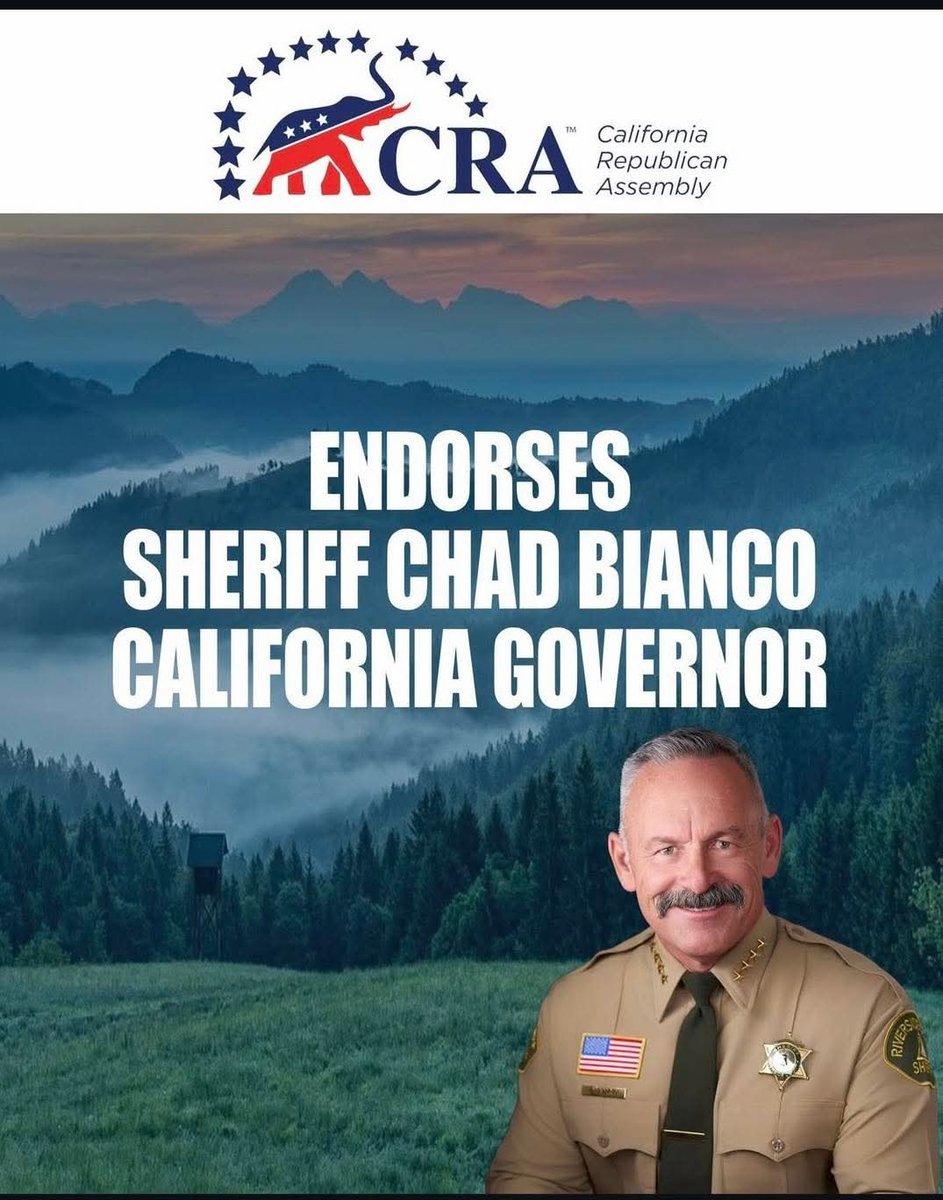 Hello, my fellow California patriots. I'm very pleased by this. In most instances, we can count on the CRA to get it right, even as the entrenched Republican establishment just struggles year-after-year to see its way clear.