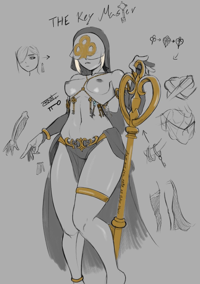 Sé que no he subido nada, pero sigo dibujando.
Mientras, tomen este que hice por una dinamica del discord con un amigo, Qué era dibujar un objeto como una waifu, me toco una llave.

Garabatos #7 The Key Master
