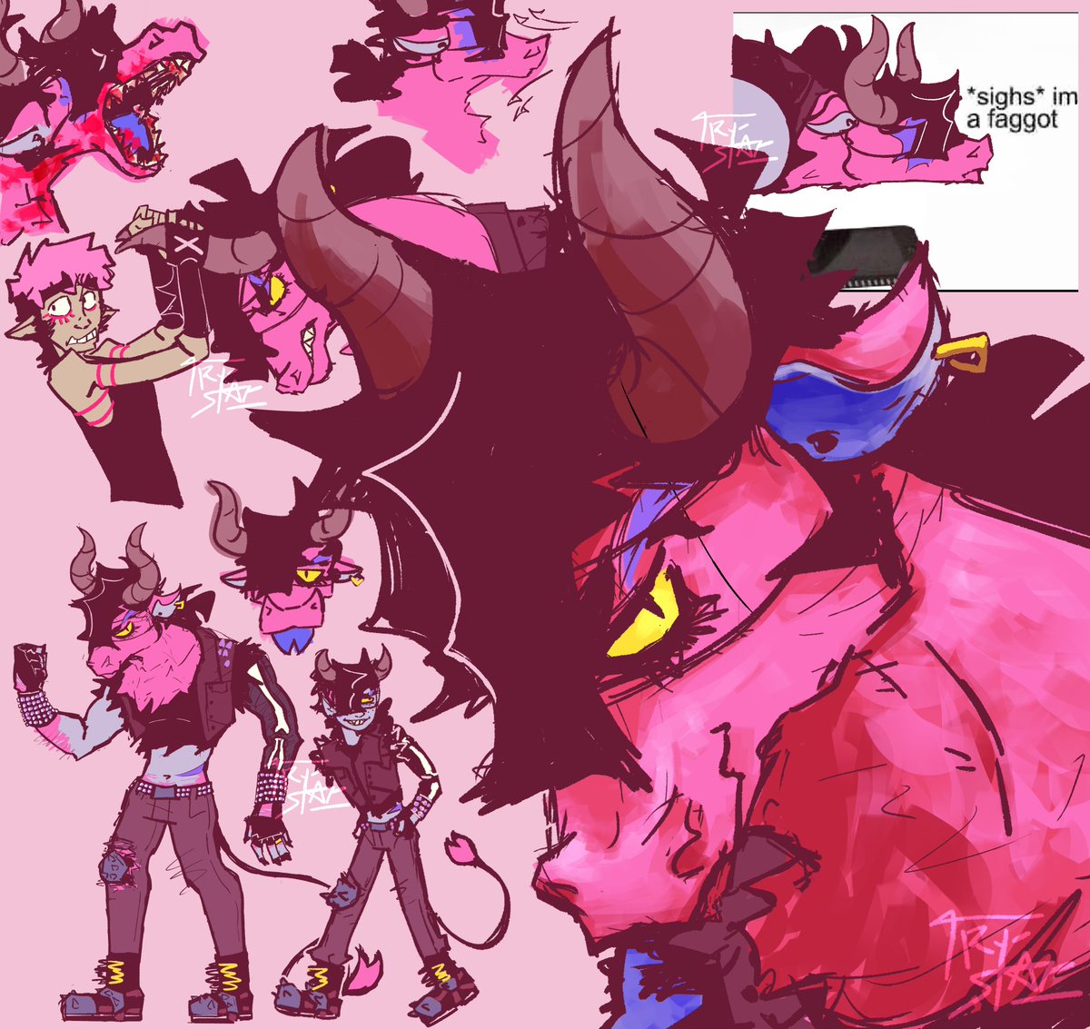 ah, por si no habia quedado claro con el primero post
Marie es suuuuuuuuuper furry
no creo q se note tanto q me guste el rosa, se disimula muy bien
haganle caso a mis ocs porfa 🧍