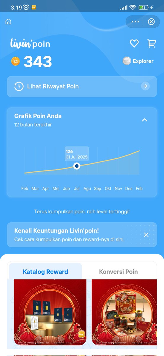 Darmawan_wiky's tweet photo. @livinpoin target 800.000 poin dengan kecepatan 3 kali top up (3 poin) sehari:
​Target poin: 800.000
​Poin Anda saat ini: 343
​Kekurangan poin: 800.000 - 343 = 799.657.
​Menghitung total hari
799.657 poin ÷ 3 poin/hari = 266.552,33 hari (bulatkan menjadi 266.553 hari) https://t.co/5upUSssxkr