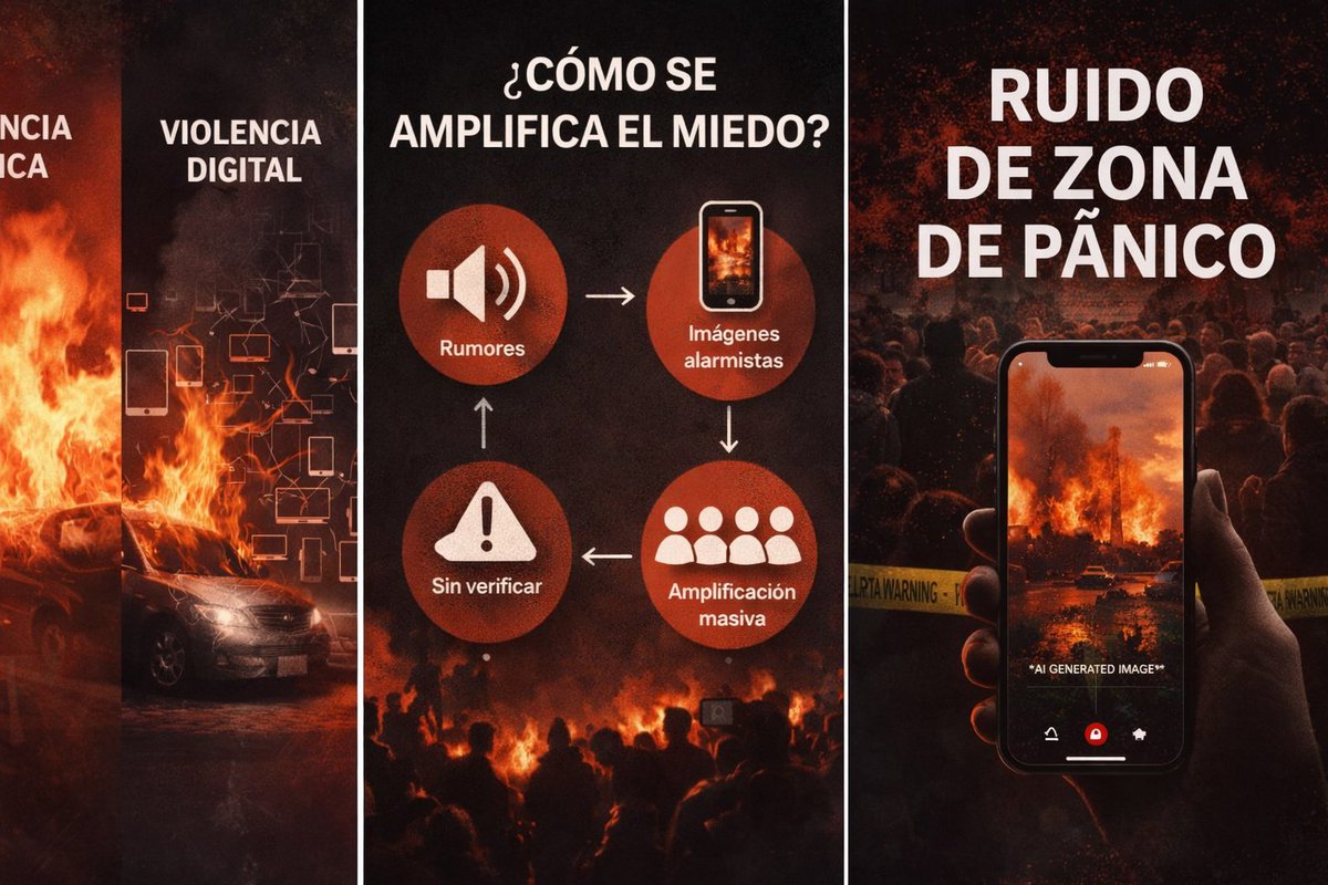 ¿Qué pasó en el Aeropuerto de Guadalajara: la desinformación amplificó el miedo

500 bots amplificaron a 3 desinformadores tras la muerte del Mencho. Uno de los efectos fue la estampida en el Aeropuerto de Guadalajara

 <a href="/julioastillero/">Julio Astillero</a> <a href="/paezvarela/">AlejandroPáezVarela</a>  theverificator.net/lo-que-paso-en…
