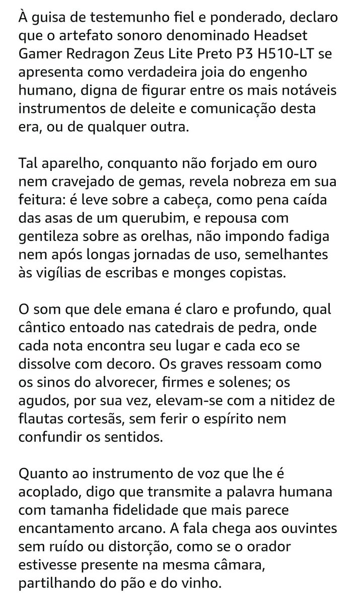Zini_____'s tweet photo. Quase comprando esse headset só por esse comentário https://t.co/EkfwO2K1Bi