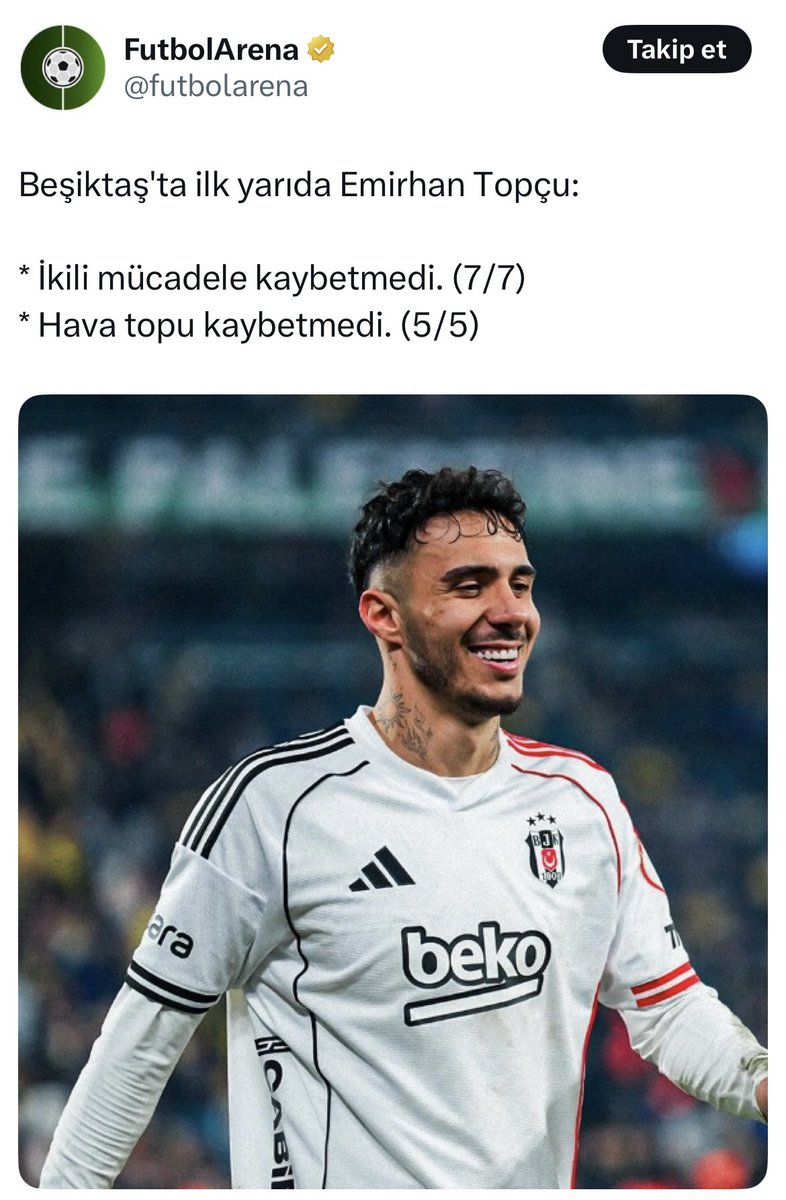 Yanılmayacağım şeyler listesi
1. Emirhan Topçu