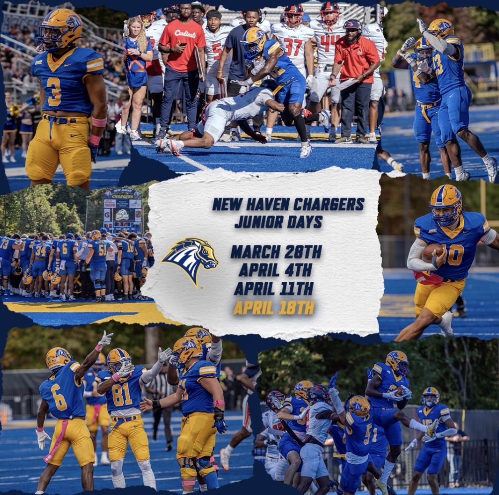 Excited to be <a href="/UNewHavenFB/">New Haven Football</a> on April 4th!
<a href="/Coach_A_Brunori/">Adrian Brunori</a> <a href="/BandytheCoach/">Jeremy Bandy</a> <a href="/JuiceWa45/">Coach Juice Walker DB Nation</a> <a href="/CoachChaim_BAT/">Boston Athletic Training (BAT)</a> <a href="/WAfootball1834/">Worcester Academy Football</a> <a href="/PRZNewEngland/">Prep Redzone New England</a> <a href="/NE6FB_Recruits/">NE-Recruits</a>
