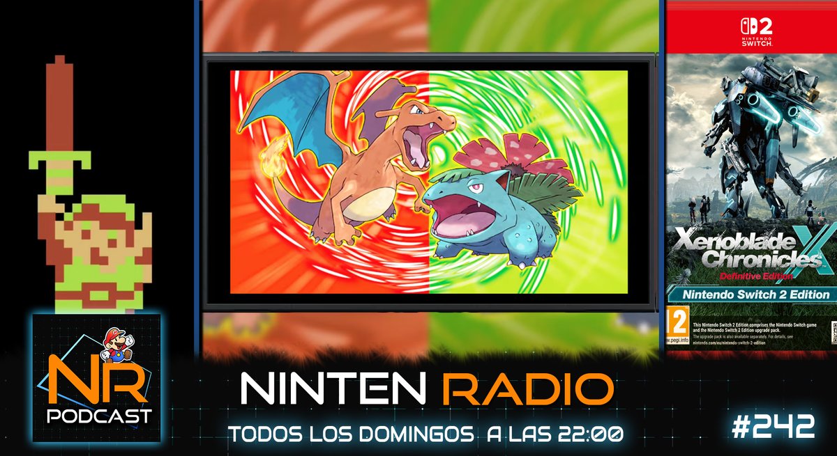 🎙️ The PokéLiada Company, Xenoblade Chronicles X SW2 edition, no aniversario de Zelda 

NintenRadio Podcast #242

🟥Youtube: youtu.be/lA0Arzk8tFs
🟧Ivoox: bit.ly/3ShzqUW
🟩Spotify: open.spotify.com/show/7jfmbnhH7…