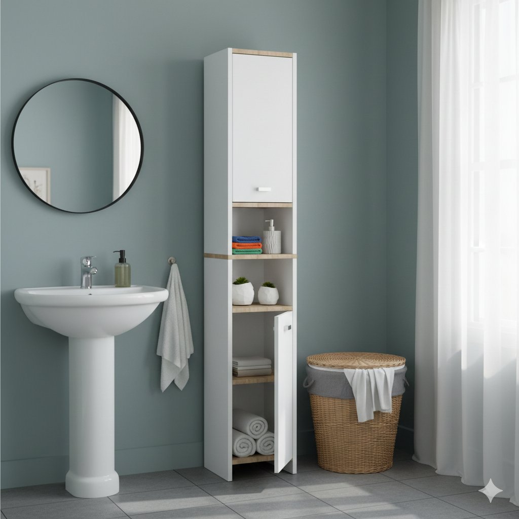 ⬛ Regał łazienkowy SARA to praktyczne rozwiązanie do niewielkich przestrzeni, w których liczy się maksymalne wykorzystanie miejsca.

🟩 SARA: tyletegotu.pl/regal-lazienko…

#tyletegotu #meble #premium #sara #lazienka #mebledolazienki #dom #mieszkanie #styl #biel #design #polska