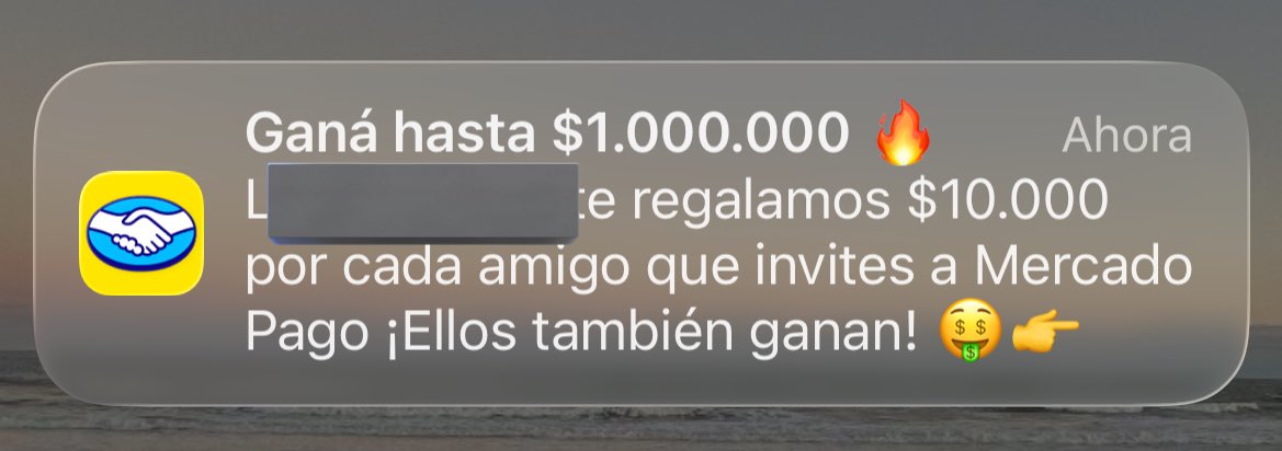 itswiftrp's tweet photo. cuando me llegan estas notificaciones, pienso que alguien x error me transfirio un millón d pesos y me da un paro, hasta q leo todo https://t.co/Vg7LERJGYv