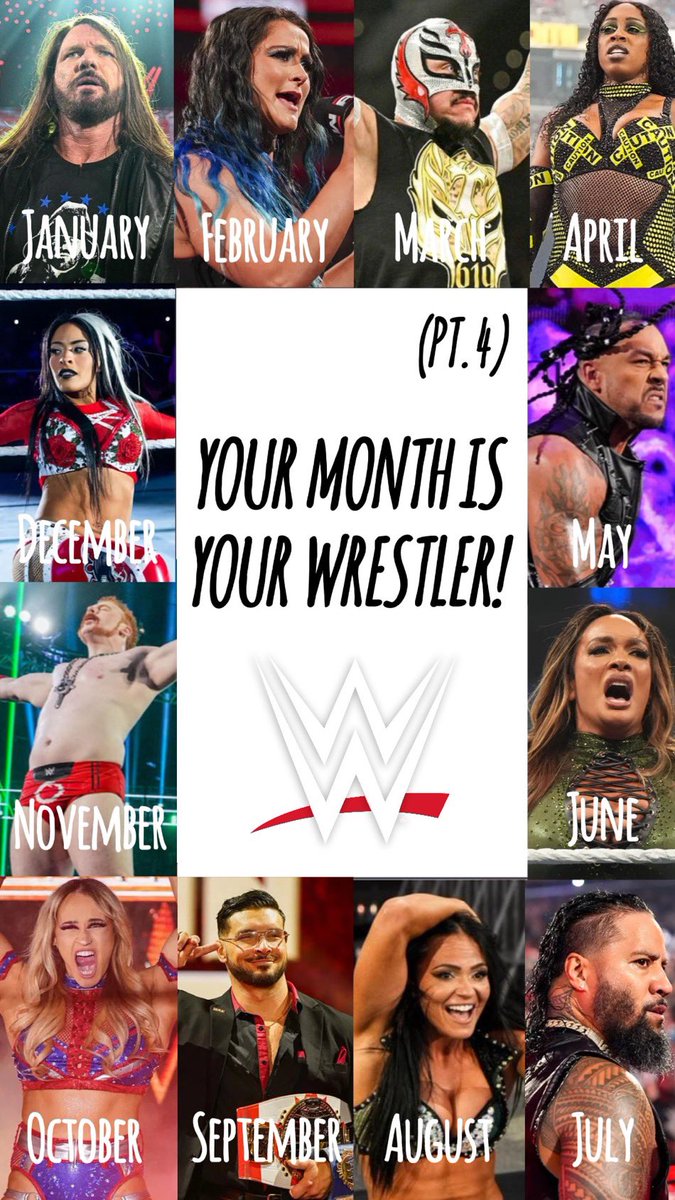 YOUR MONTH IS YOUR WRESTLER! (PT.4)