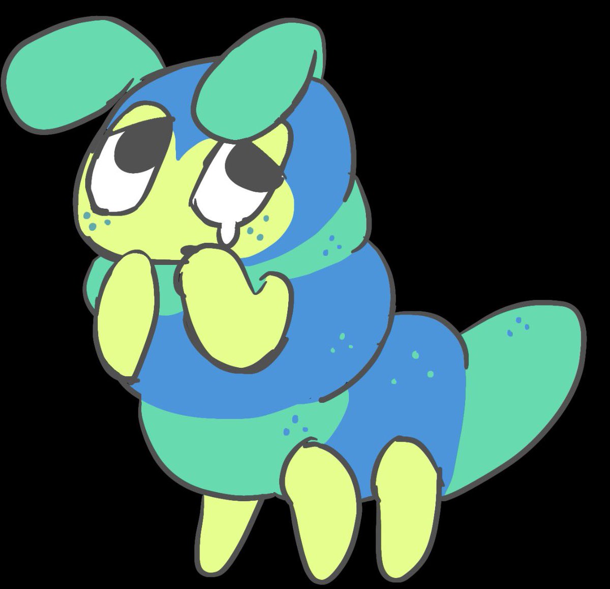 i tried to draw the catapilaw