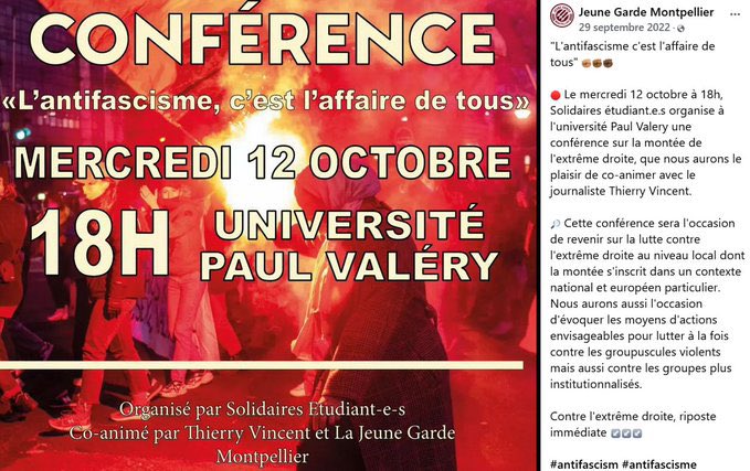 💥Nouveau scandale chez Bouygues !
LCI a lancé une émission de fact-checking
1ère cible : Quentin, l’extrême droite
1er invité : 1 "journaliste" du média d’extrême gauche Blast
1er mensonge : ne pas préciser que ce "journaliste" organise des conférences avec… La Jeune Garde !