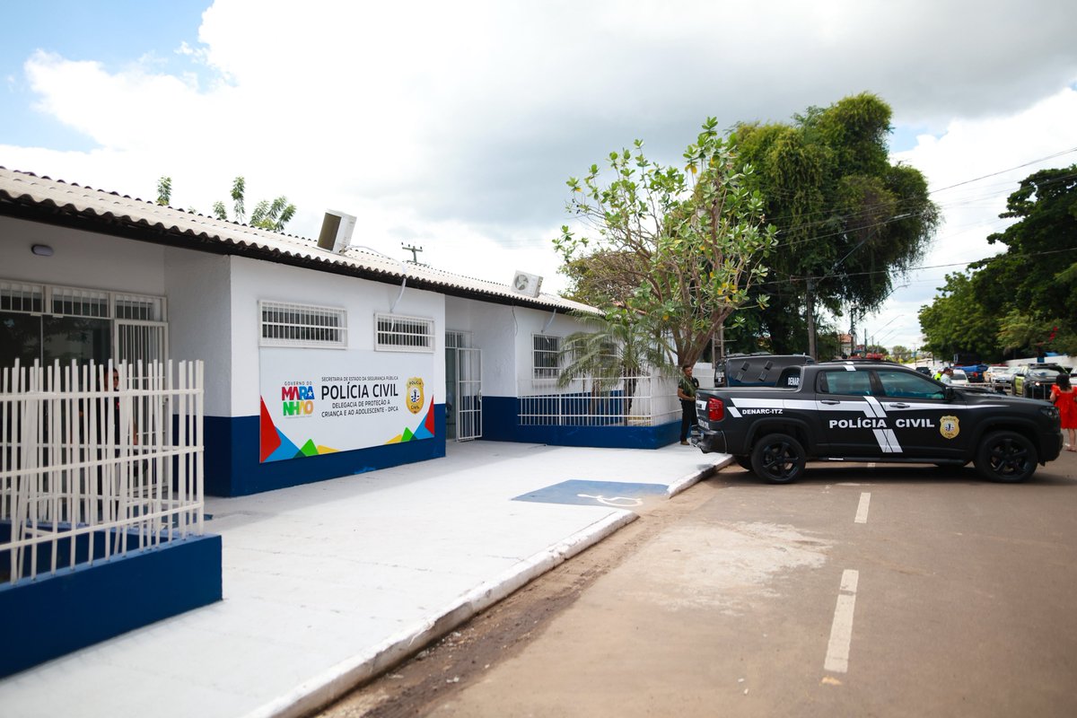 GovernoMA's tweet image. 👮‍♀️ Mais proteção para crianças e adolescentes! O #GovMA inaugurou a Delegacia de Proteção à Criança e ao Adolescente em Imperatriz, na Lagoinha, reforçando a rede de atendimento especializado e o enfrentamento à violência.

#GovernoMA #SegurançaPública