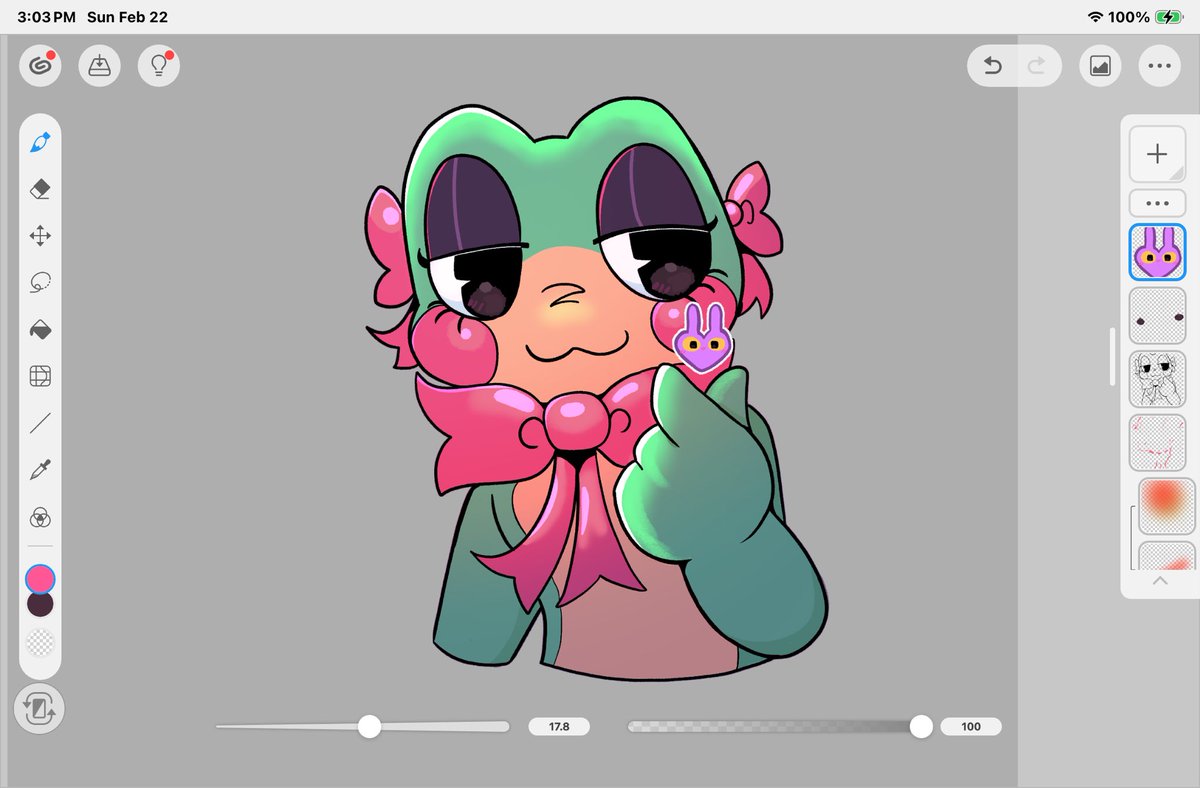 juno_buggs's tweet photo. makin stickers 
#ribbit #tadc https://t.co/ZitSKRJ3Uw