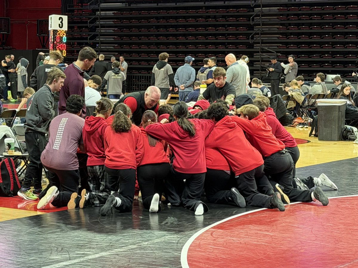 PRowlsathletics's tweet photo. Although today didn’t go the way we hoped - the wrestling team made us PRoud finishing runner-up in the Group 1 State Finals at Rutgers University https://t.co/lEDeEYlsFr