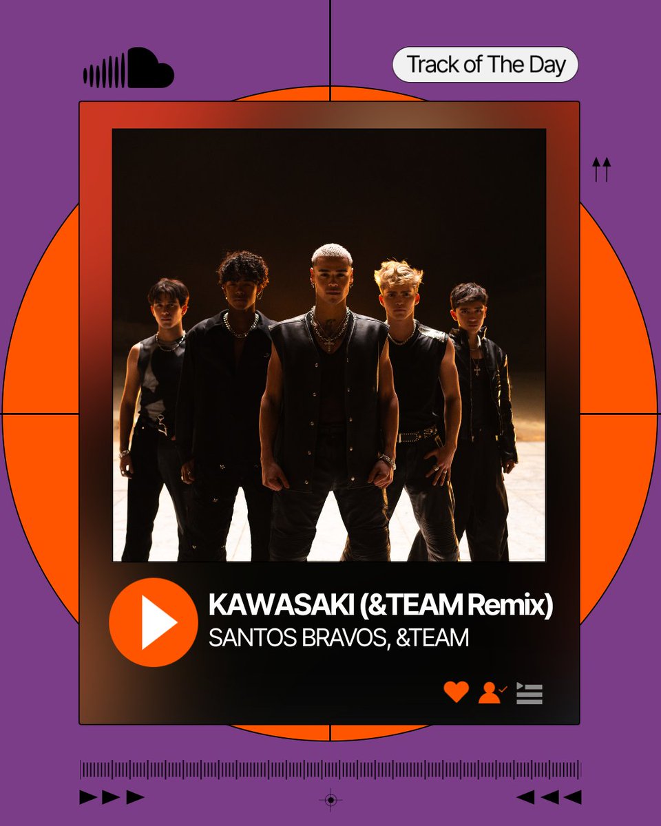 SoundCloud's tweet photo. TRACK OF THE DAY: #SANTOSBRAVOS, &amp;TEAM - KAWASAKI (&amp;TEAM Remix) https://t.co/62v1tr6Ysj https://t.co/QmadL3sw05