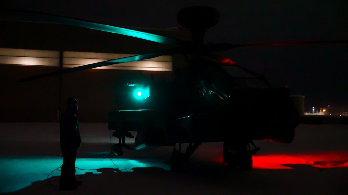 In the darkness of an Arctic night, 1-25th Attack Reconnaissance ...