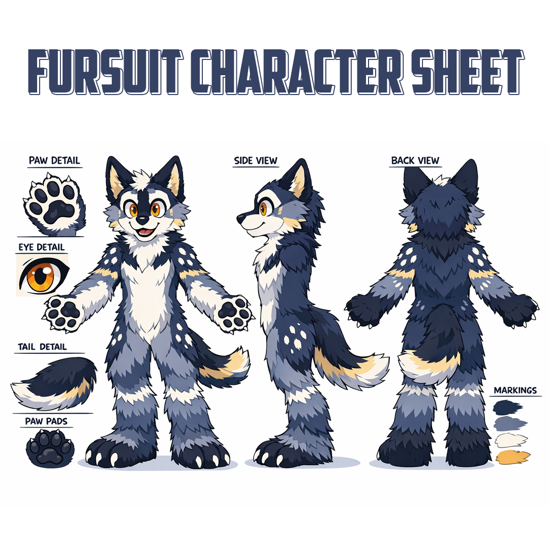 Custom Fursuit Character Design 

If you’re looking for a unique fursuit design, ref sheet, or character creation, commissions are open

#fursuit #furryartist #fursona #fursuitdesign #furryart #characterdesign #furrycommission #refsheet #anthroart #digitalartist  #artcommission