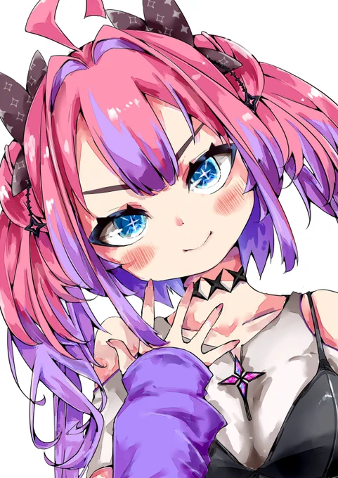 去年描いたのに少し修正して #ヴィヴィメイク