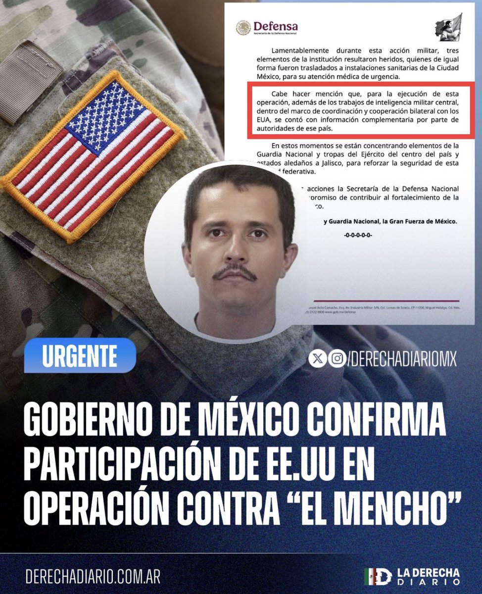 Monjgz's tweet photo. @OHarfuch @Defensamx1 Gracias también a la intervención de E.U. Pronto caerá la narcopresidenta. 🤓 https://t.co/h11mEcf0CH