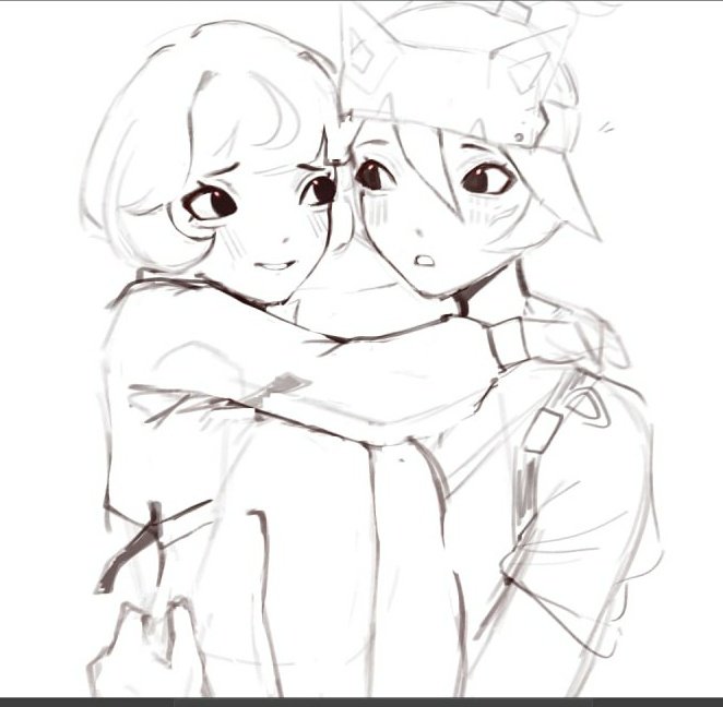 one last kiri x juno sketch before I start working on my commissions !! thank you all for the support, more yuri art after I finish my comms!