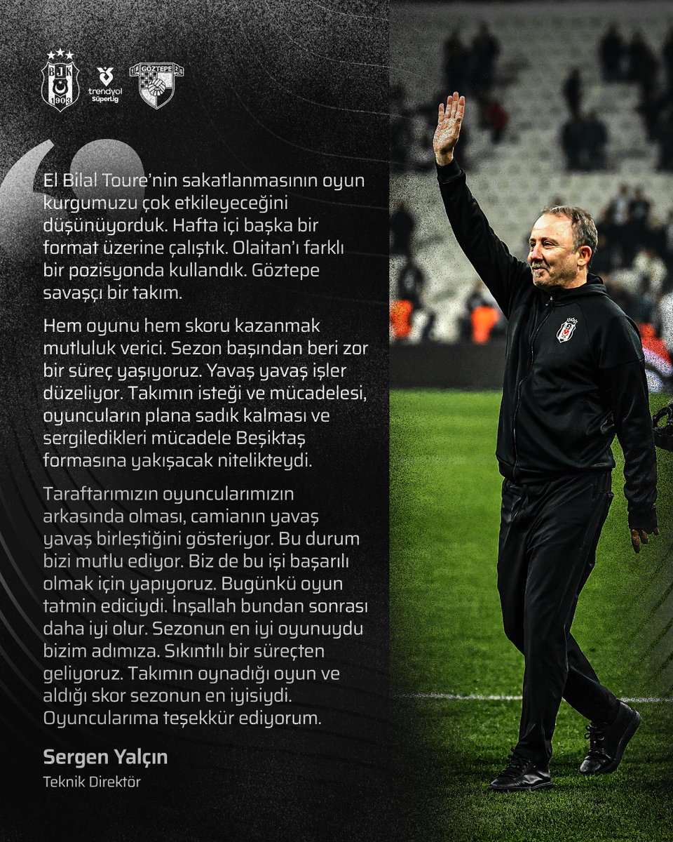 Teknik Direktörümüz Sergen Yalçın’dan Açıklamalar

🔗 bjk.com.tr/tr/haber/93723