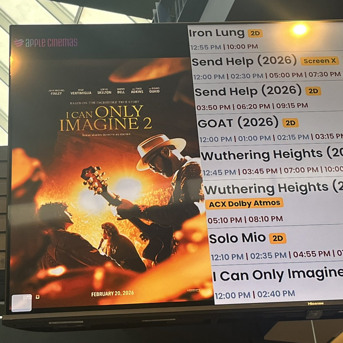 ccmrewind's tweet photo. Here to see ‘I Can Only Imagine 2’!
@mercyme #MercyMe #ICanOnlyImagine #Twitter https://t.co/z0iyzVd1Nw
