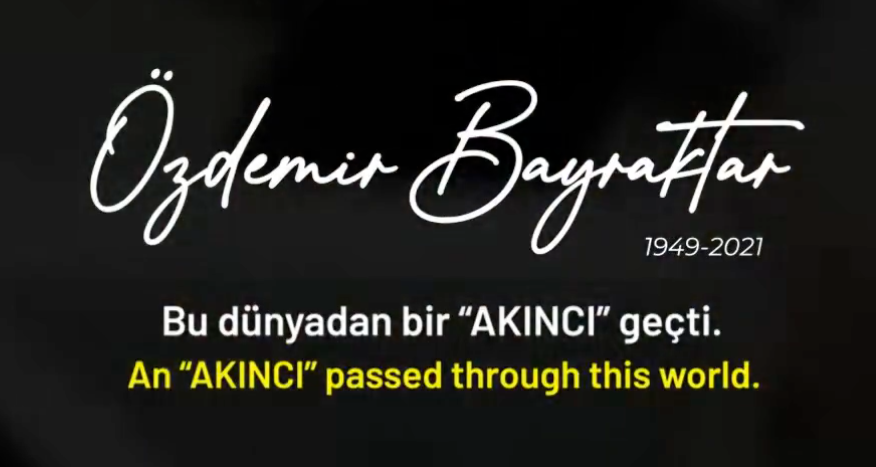 Bu dünyadan bir "AKINCI" geçti. ✈️🇹🇷

Mekanı Cennet Olsun 🤲

<a href="/Selcuk/">Selçuk Bayraktar</a> - <a href="/haluk/">Haluk Bayraktar</a> #Bayraktar 

Çocuklarınıza bu belgeseli mutlaka izlettiriniz 👇
youtube.com/watch?v=pwqI5O…