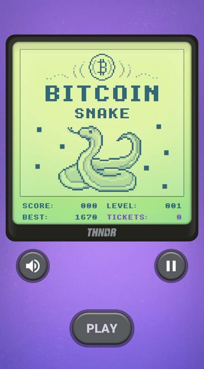 Yoursatsstacker's tweet photo. Play Snake on your mobile, and earn #Bitcoin the more you play.

#crypto #cryptomining #fyp #WWERaw
#snake #gameboy #workfromhome
https://t.co/GiEqaZyviR https://t.co/fRDNf6nbbU