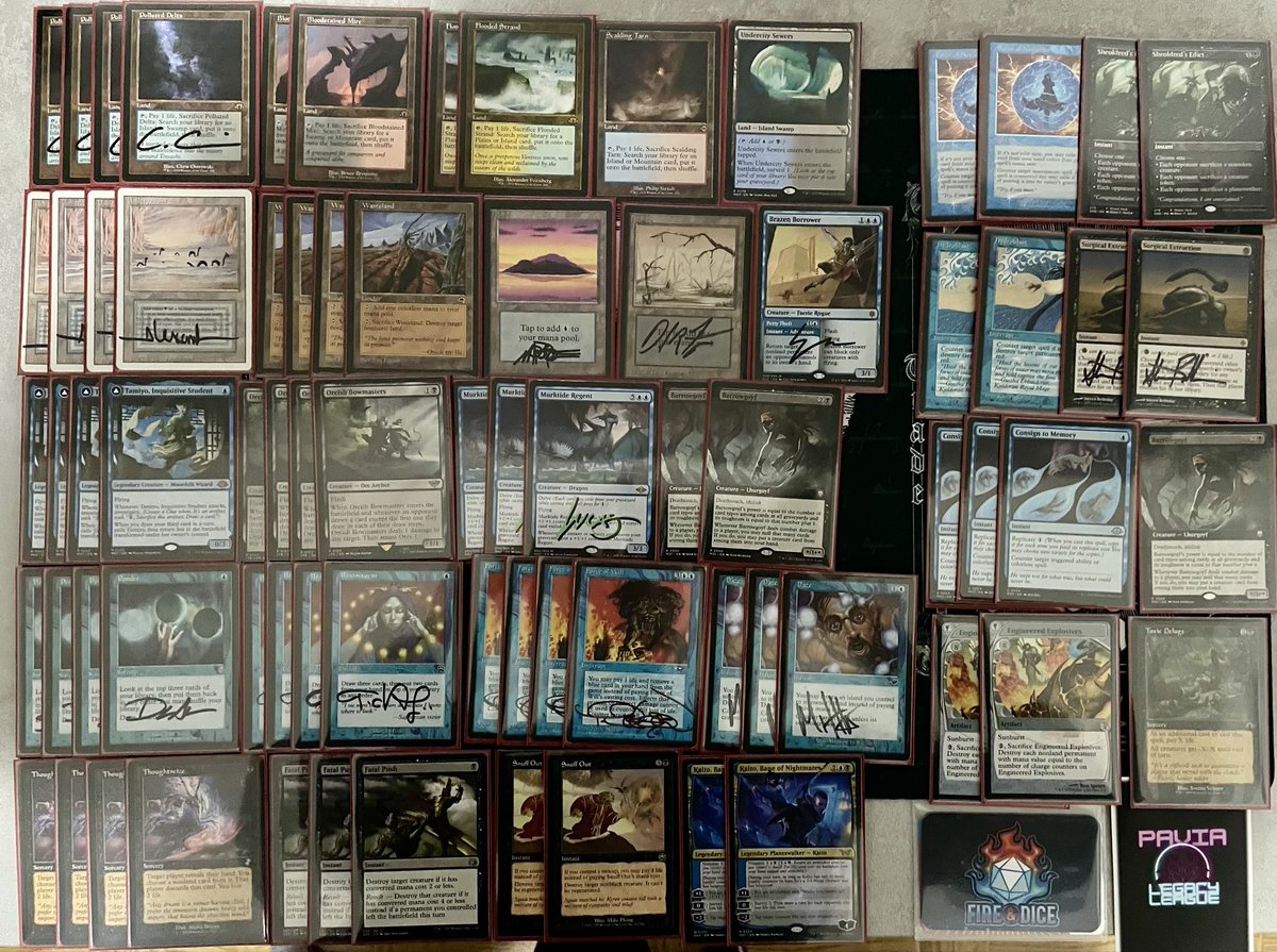 Piane94's tweet photo. Top8 at Blue Dojo’s monthly event playing UB Midrange

Eldrazi 2-1
UB Tempo 2-1
Boros Energy 2-0
Breakfast 2-0
UB Delver ID
UG AlurenTell ID

Top8 UR Cori 2-1
Top4 UG AlurenTell 0-2

@fireshoes https://t.co/ssUdjfLks8