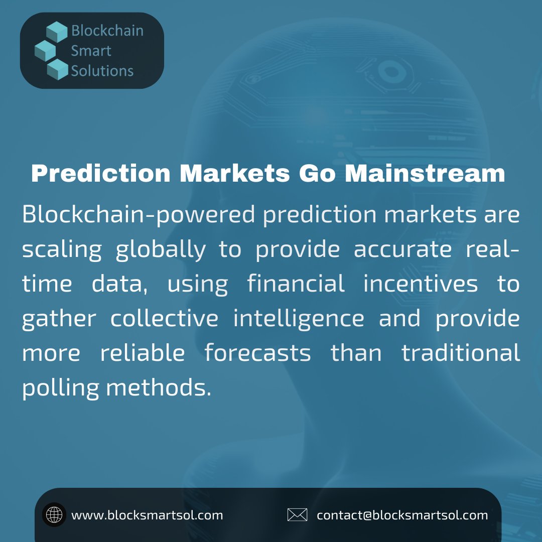 Prediction markets are becoming the world's most accurate source of truth by using blockchain to aggregate the collective beliefs of thousands of people.    #PredictionMarkets #BlockchainUtility #DataScience #Web