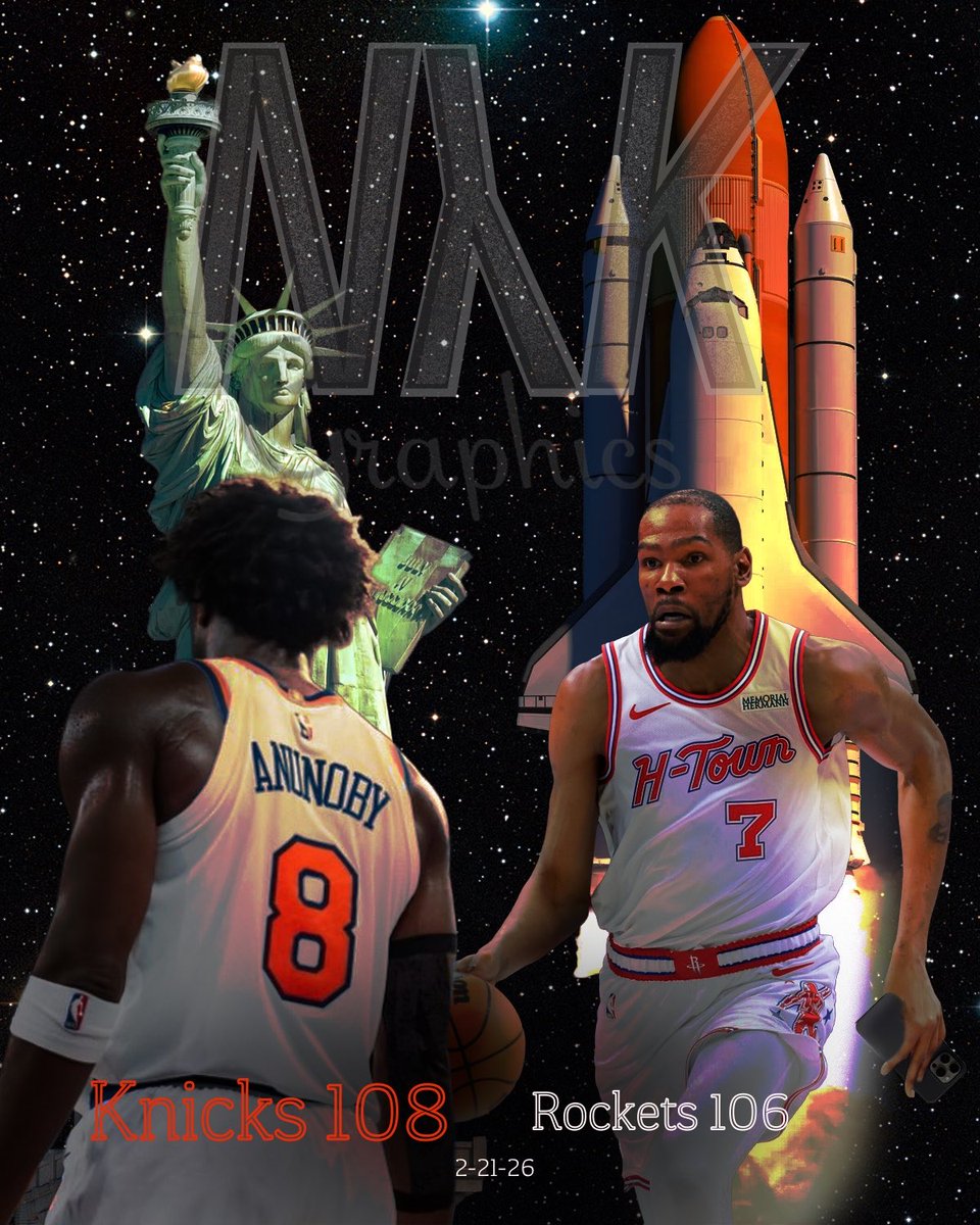 NYKGraphics's tweet photo. #KnicksRockets #NBA https://t.co/OIdVvkkPG0