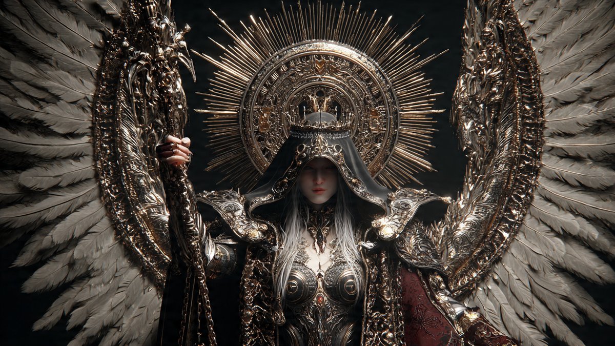 Silent Matriarch of the Voidlight

#aiart