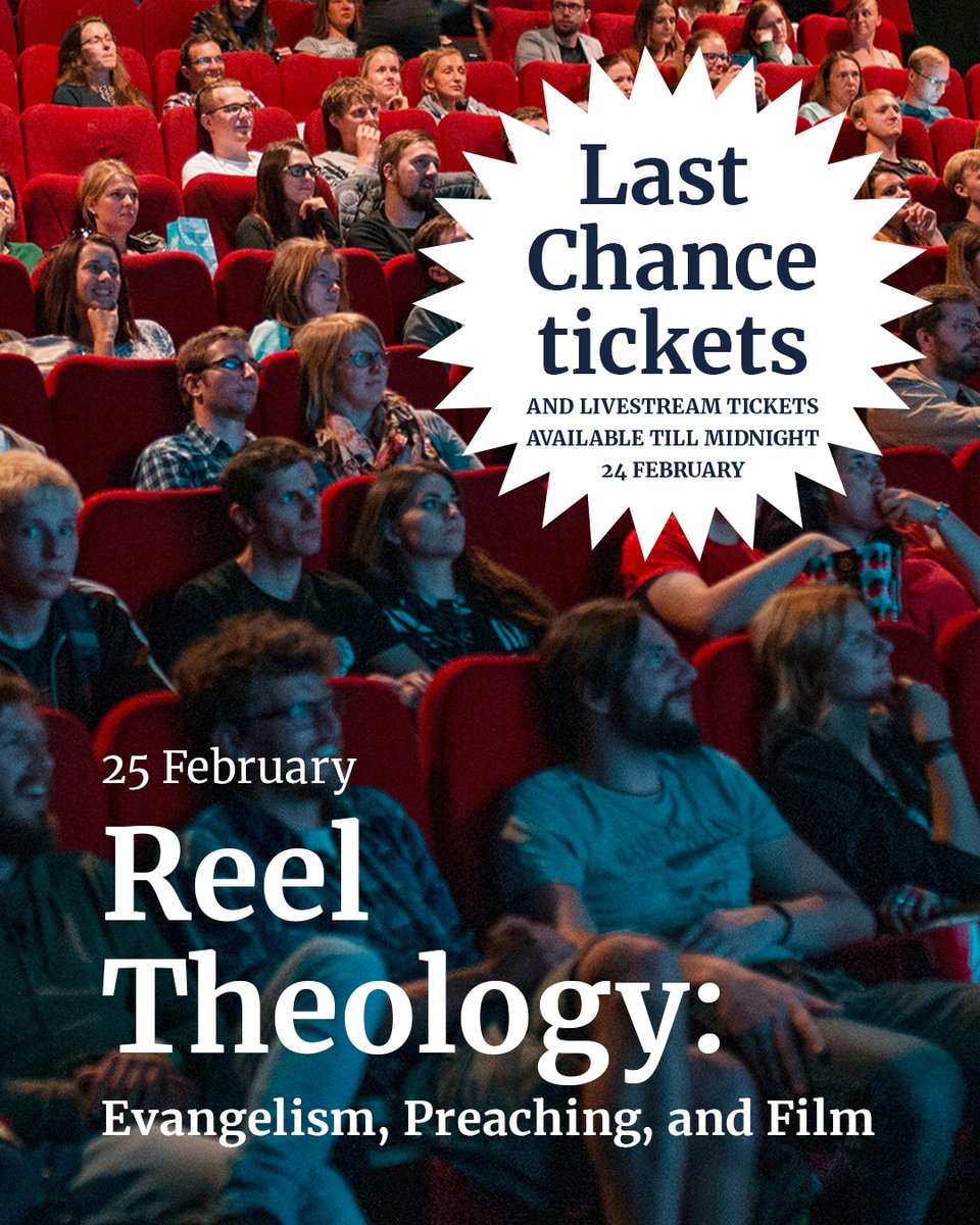 Our half day preaching seminar with Kutter Callaway and Mark Stephens is on Wednesday THIS WEEK. Last Chance and Livestream tickets are available till midnight Tuesday 24 February.
Details and tickets: buff.ly/0ctPzQa