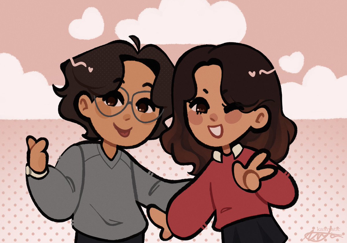 Kamystic's tweet photo. commission for @rixyberry :D 💕💕

#VGenComm https://t.co/hOHN6x48FJ