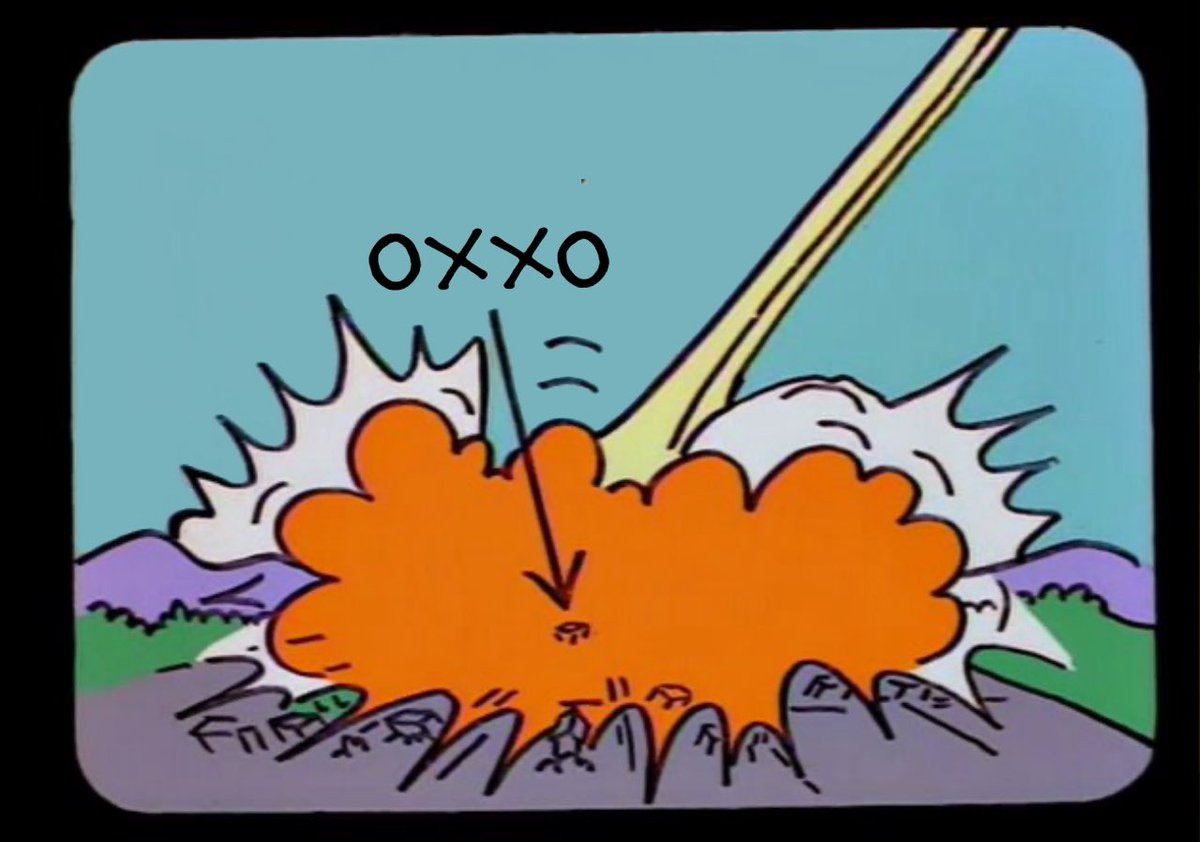 SoySimpsonito's tweet photo. Reportan quema de varias tiendas Oxxo alrededor del país: https://t.co/SBou0WJ6tJ