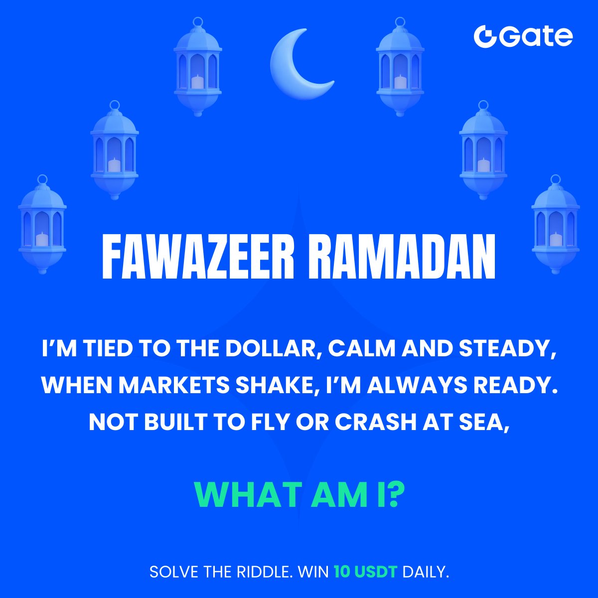 Think you can solve today’s riddle? 🤔 #FawazeerRamadan Day 6

New riddle every day. 10 USDT for the correct answer.

To participate:
🔹 Follow us
🔹 Like this post &amp; repost it
🔹 Comment your answer below and tag 3 friends

You have 24 hours to enter. Tip: Comment more than once