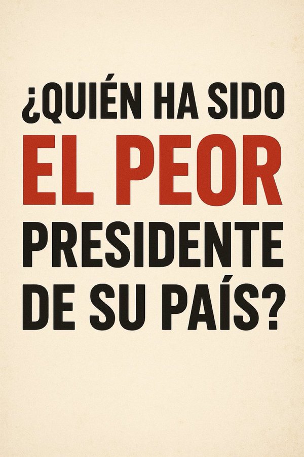 Yo pensaba que fué Mujica.. pero dejame esperar un tiempo más..