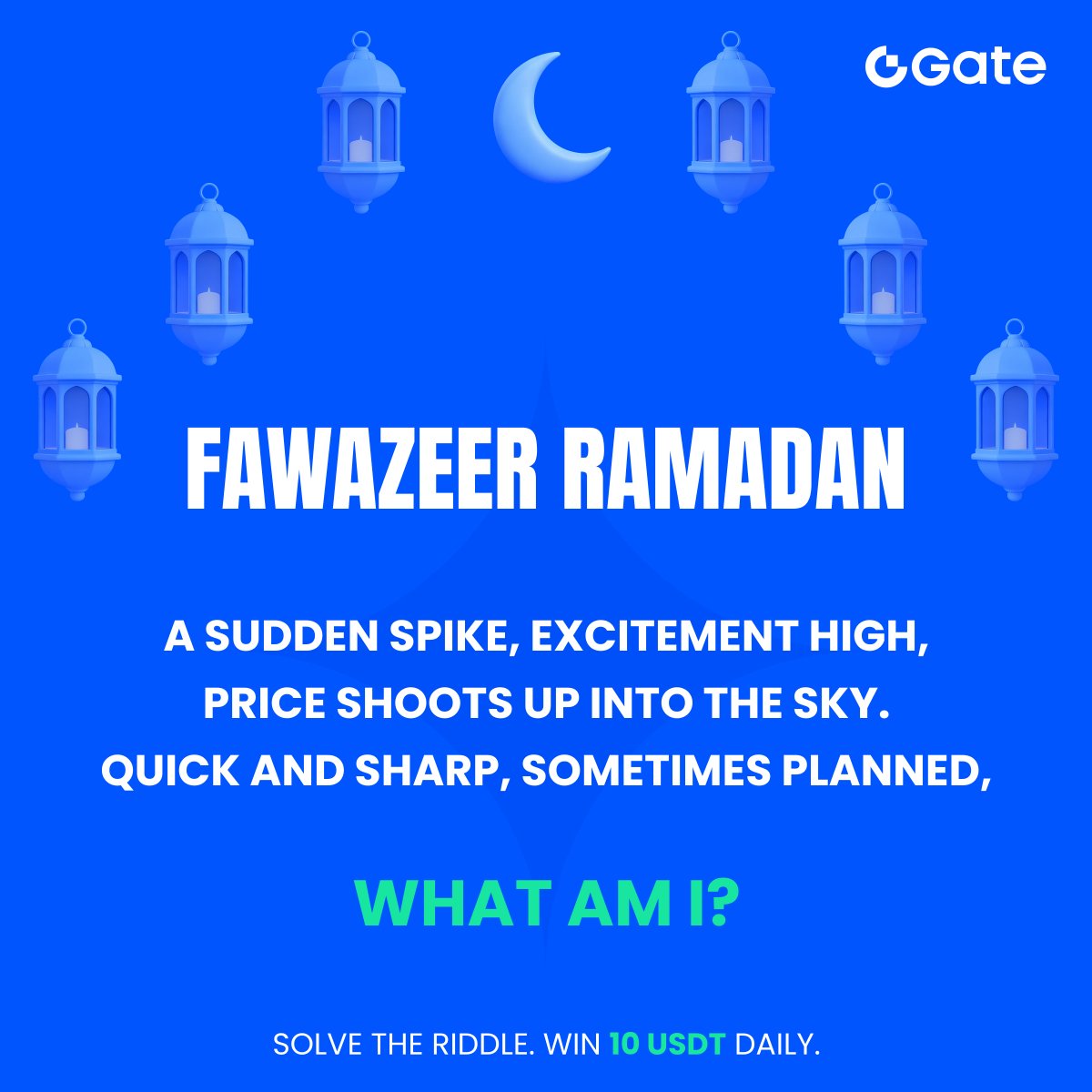 Think you can solve today’s riddle? 🤔 #FawazeerRamadan Day 9

New riddle every day. 10 USDT for the correct answer.

To participate:
🔹 Follow us
🔹 Like this post &amp; repost it
🔹 Comment your answer below and tag 3 friends

You have 24 hours to enter. Tip: Comment more than once