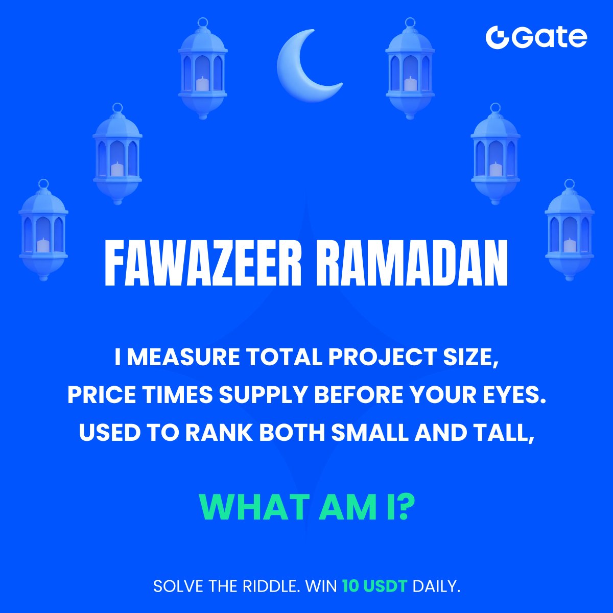 Think you can solve today’s riddle? 🔍 #FawazeerRamadan Day 10

New riddle every day. 10 USDT for the correct answer.

To participate:
✅ Follow us
💙 Like this post &amp; repost it
💬 Comment your answer below and tag 3 friends

You have 24 hours to enter. Tip: Comment more than
