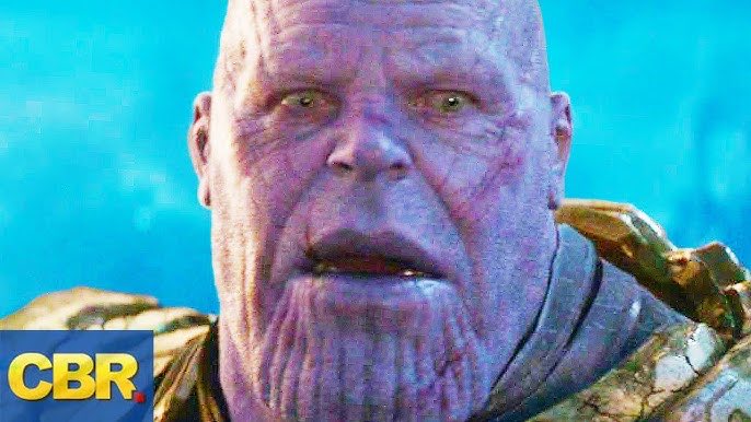 thanos when he has to fight super soldier serum enhanced bullseye in the saw 2 heroin needle pit