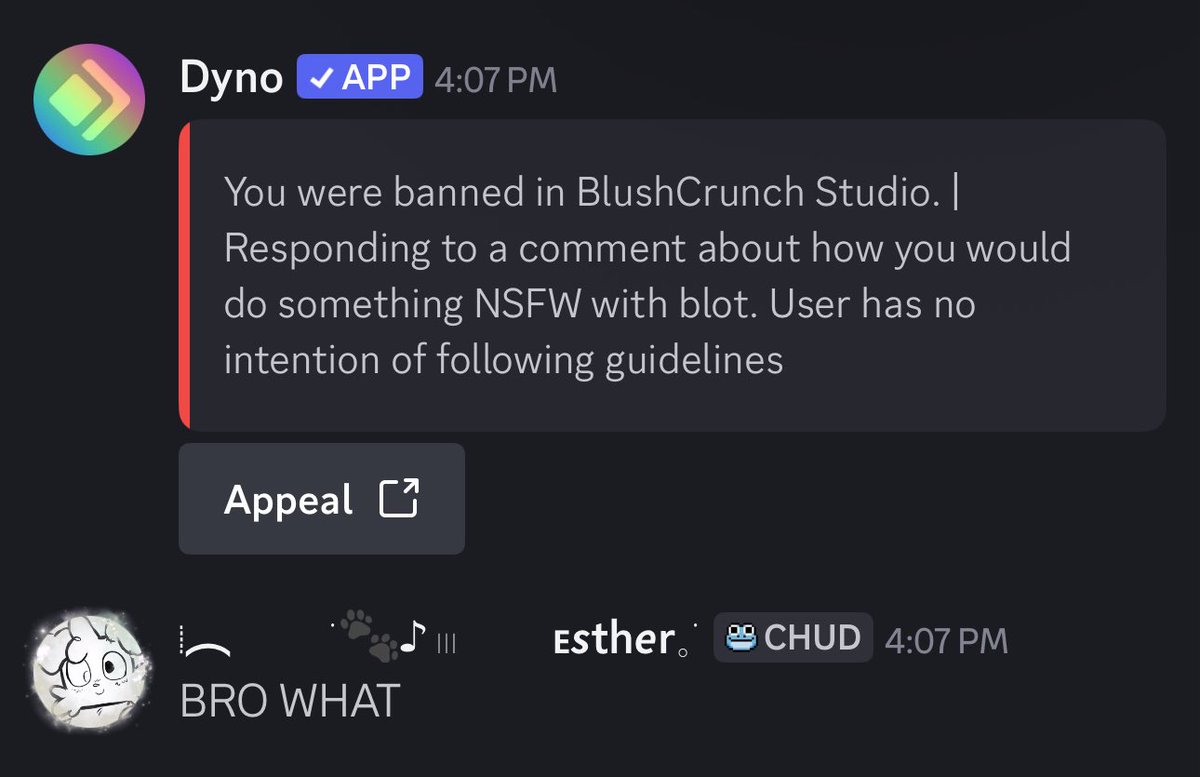 someone said “would you smash blot” and i said yes as a joke R YOU DEADASS 😭😭 BRO IM SO DONE LMFAOAO