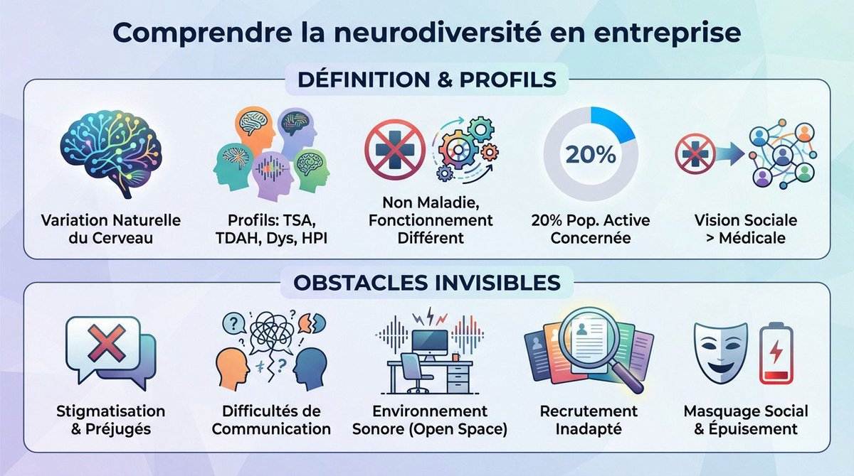 𝗡𝗲𝘂𝗿𝗼𝗱𝗶𝘃𝗲𝗿𝘀𝗶𝘁é 𝗮𝘂 𝘁𝗿𝗮𝘃𝗮𝗶𝗹 : 𝗹'𝗮𝘁𝘆𝗽𝗶𝘀𝗺𝗲 source 𝗱𝘂 𝘀𝘂𝗰𝗰è𝘀. 20 % de vos collaborateurs pensent différemment. En profitez-vous ? Le #MindMapping  est un espace ouvert où chacun contribue selon son mode de pensée. buff.ly/b1jxD0R
