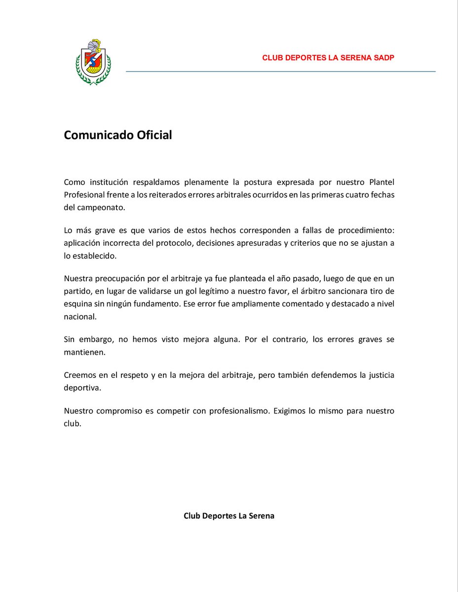 CD La Serena Oficial tweet media