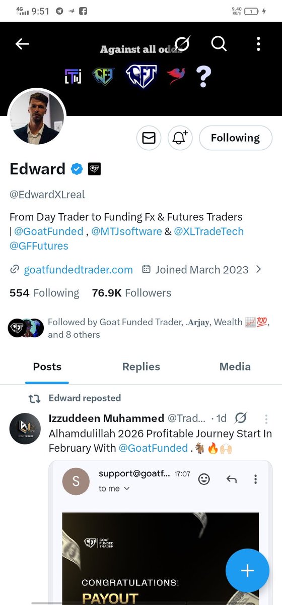 chisom_aga's tweet photo. @Kelvintalent_ @GoatFunded @EdwardXLreal @Fznation01 @Orev_a Thank you @Kelvintalent 🙌 for this rare opportunity. May the good Lord continue to lift you up. 
I pray I'm selected amongst the winners. I genuinely need the prop account 😊 https://t.co/H4tai5wvqP
