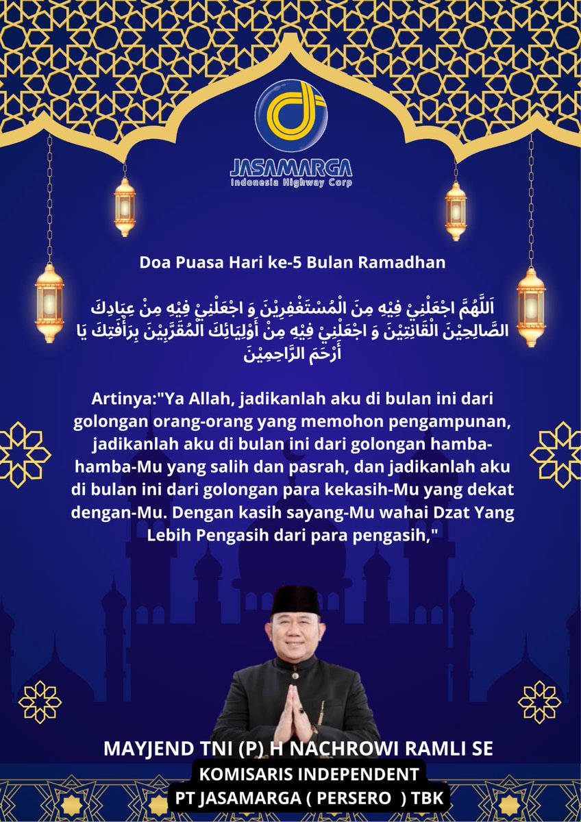 mediaforkabi's tweet photo. Doa Puasa hari ke 5 Bulan Ramadhan https://t.co/oJyr25MIOQ
