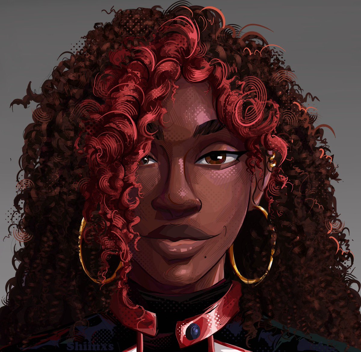 shiinxs's tweet image. Black people in Spider-Verse art style🕷️